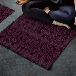 Esterilla De Yoga Semillas fibrosas de pulpo textil con estampado