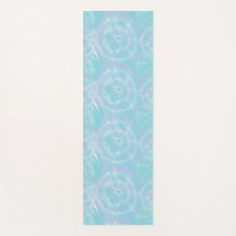 Serena Alfombra de Yoga Tie-Dye Azul
