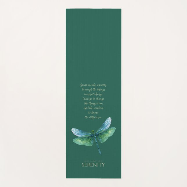 Esterilla De Yoga Serenity Dragonfly (Anverso)