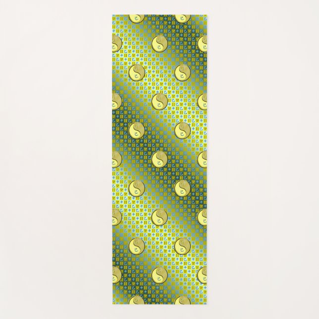 Esterilla De Yoga Serpiente gemini y Metalizado (Anverso)