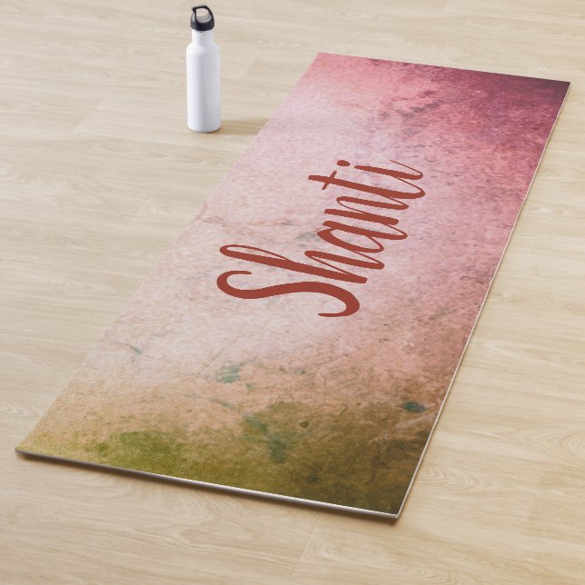 Esterilla De Yoga "Shanti" Hindi para Peace Lovely (In situ)