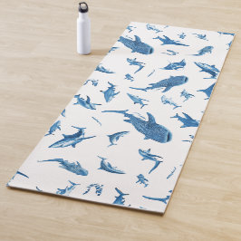 Esterilla De Yoga Sharks & Manta Rays|Ocean Art Design