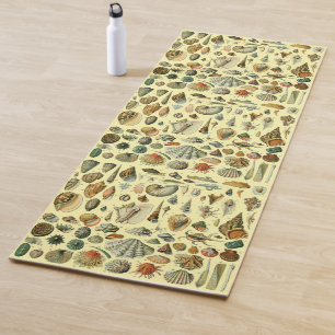 Esterilla De Yoga Shell de conchas marinas Mollusk Clam Elegante Art