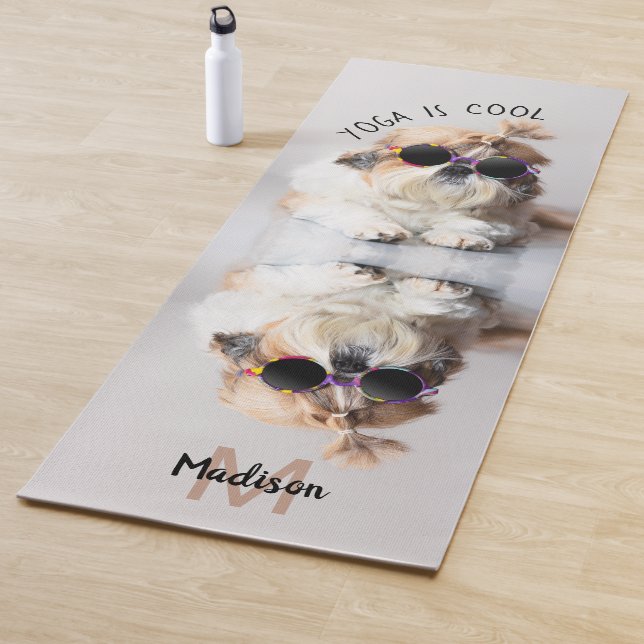Esterilla De Yoga Shih Tzu Guay divertido lindo Personalizado de fot (In situ)