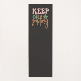 Esterilla De Yoga Sigue Sonriendo Cita Inspiradora