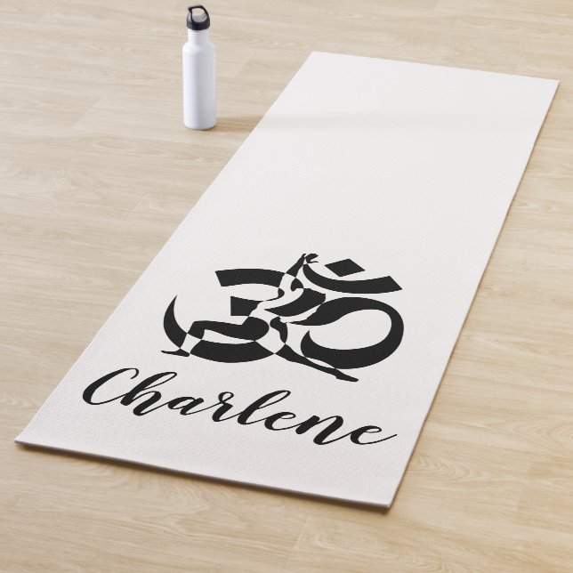 Esterilla De Yoga Símbolo Om de yoga personalizado (In situ)