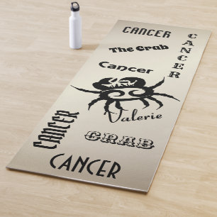 Esterilla De Yoga Símbolo zodiaco de cáncer oro antigüo personal