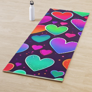 Esterilla De Yoga Sinfonía del corazón de Neon