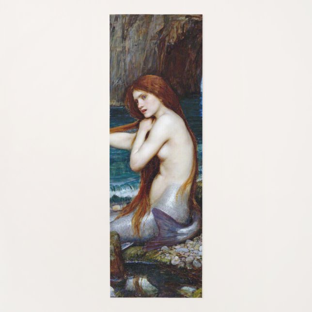 Esterilla De Yoga Sirena, John William Waterhouse (Anverso)