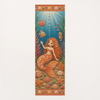 Esterilla De Yoga Sirena Quilty Naranja