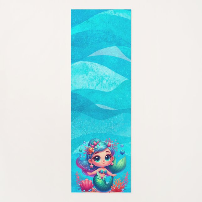 Esterilla De Yoga Sirena submarina (Anverso)
