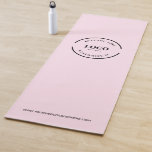 Esterilla De Yoga Sitio web del logotipo de negocios de color rosa m<br><div class="desc">Mejore el ambiente y la presencia de marca de su estudio con nuestro "Personalizado Minimal Pink Business Logo Web Yoga Mats". Diseñados para la comodidad y el apoyo de sus clientes, estos materiales personalizados cuentan con un diseño elegante y minimalista que muestra el logotipo de su empresa y su sitio...</div>