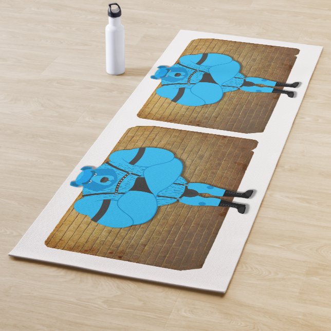 Esterilla De Yoga SlipperyJoe's gay musgo personalizado thong leathe (In situ)