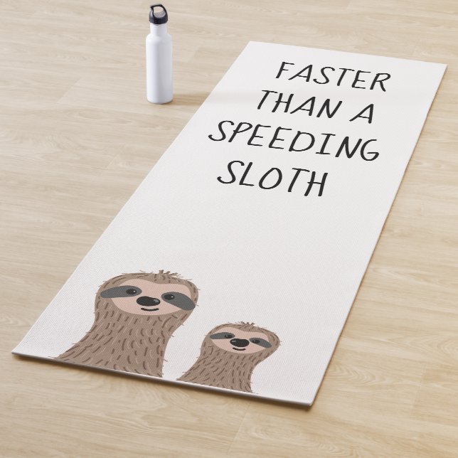 Esterilla De Yoga Sloths divertidas y divertidos juegos de yoga (In situ)
