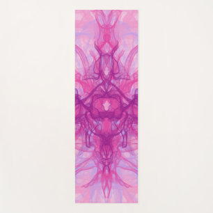 Esterilla De Yoga SMOKE PINK - Arte fractal moderno y abstracto -