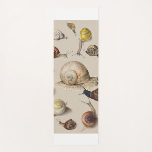 Esterilla De Yoga Snail Slug Garden Mascota Gastropod Snails Botanic
