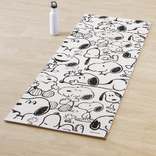 Esterilla De Yoga Snoopy Smile Giggle Lauggle Pattern