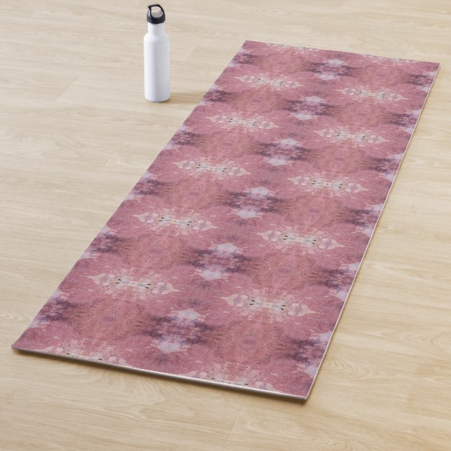 Esterilla De Yoga Soft pink and purple abstract pattern (In situ)