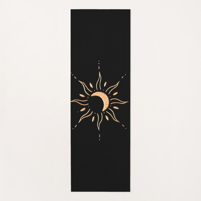 Esterilla De Yoga Sol Dorado (Anverso)