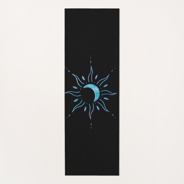 Esterilla De Yoga Sol Turquesa (Anverso)