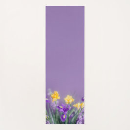 Esterilla De Yoga Spring Bloom & Lavender Sky Reversible
