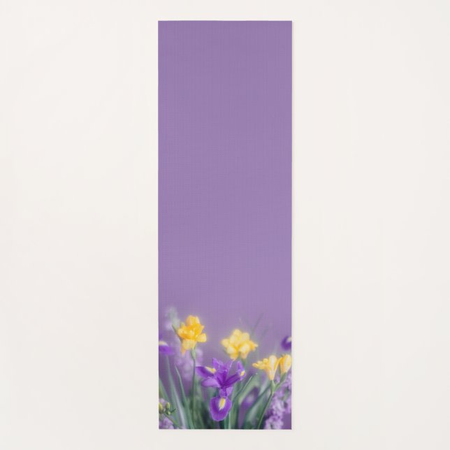 Esterilla De Yoga Spring Bloom & Lavender Sky Reversible (Anverso)