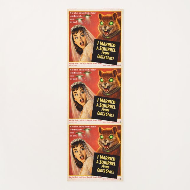 Esterilla De Yoga Squirrel from Outer Space (Anverso)