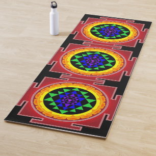 Esterilla De Yoga Sri Yantra/Sri Chakra