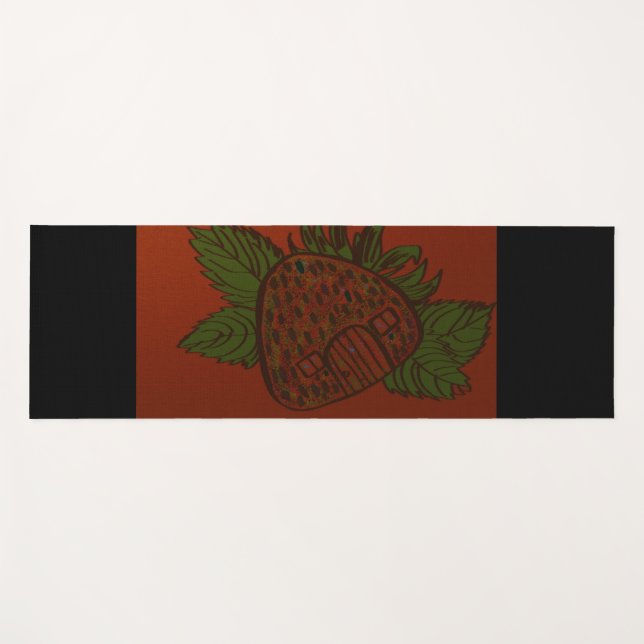 Esterilla De Yoga Strawberry Home Sweet Home (Anverso (horizontal))