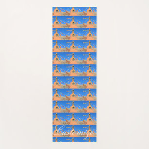 Esterilla De Yoga Stupa budista con banderas de oración Thunder_Cov