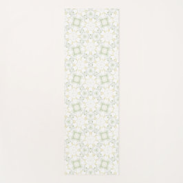 Esterilla De Yoga Suave Floral Geométrico Neutral