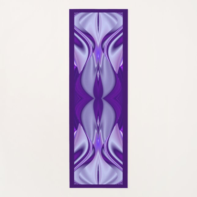 Esterilla De Yoga Sueño púrpura , Abstracto Fantasía Arcoiris (Anverso)