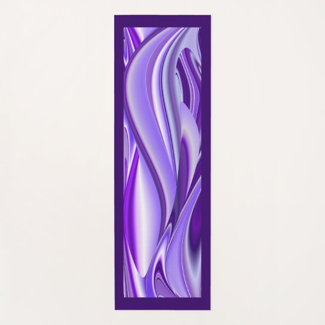 Esterilla De Yoga Sueño púrpura , Abstracto Fantasía Arcoiris (Anverso)