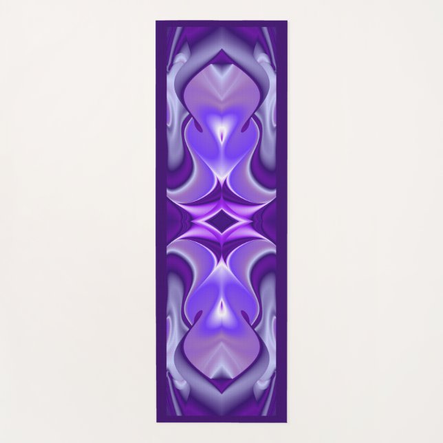 Esterilla De Yoga Sueño púrpura , Abstracto Fantasía Arcoiris (Anverso)