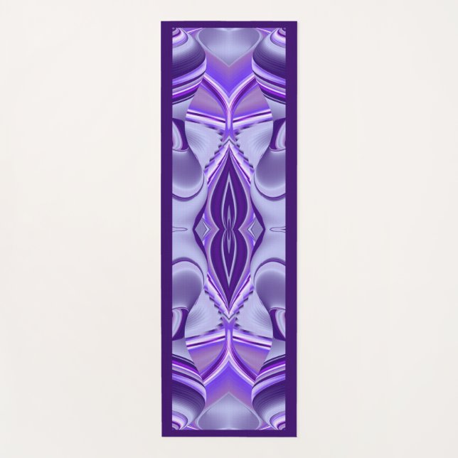 Esterilla De Yoga Sueño púrpura , Abstracto Fantasía Arcoiris (Anverso)