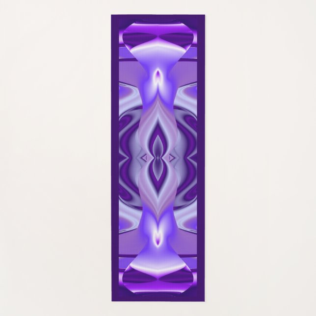 Esterilla De Yoga Sueño púrpura , Abstracto Fantasía Arcoiris (Anverso)