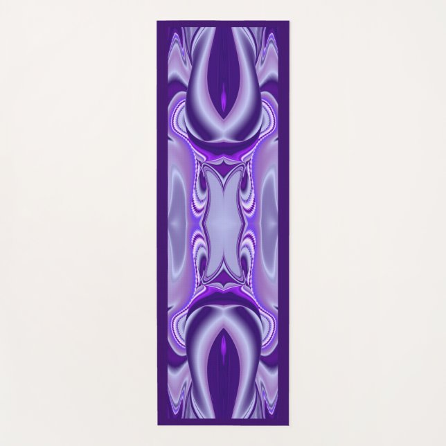 Esterilla De Yoga Sueño púrpura , Abstracto Fantasía Arcoiris (Anverso)