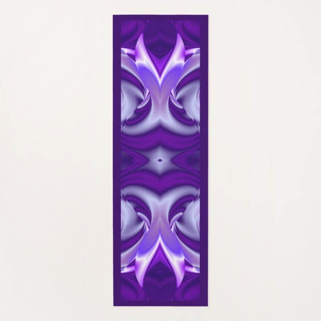 Esterilla De Yoga Sueño púrpura , Abstracto Fantasía Arcoiris (Anverso)