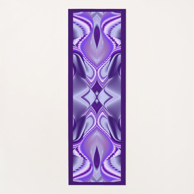 Esterilla De Yoga Sueño púrpura , Abstracto Fantasía Arcoiris (Anverso)