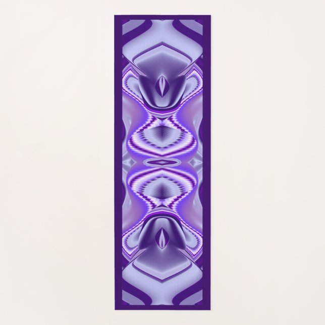 Esterilla De Yoga Sueño púrpura , Abstracto Fantasía Arcoiris (Anverso)