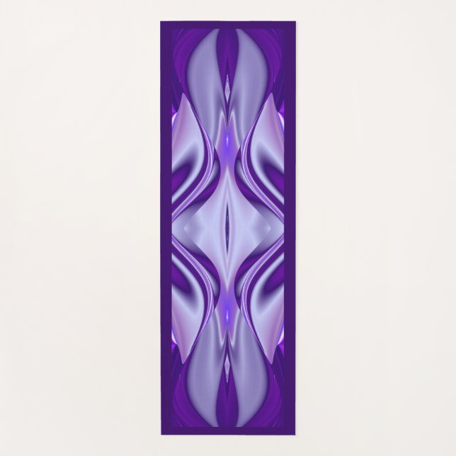 Esterilla De Yoga Sueño púrpura , Abstracto Fantasía Arcoiris (Anverso)