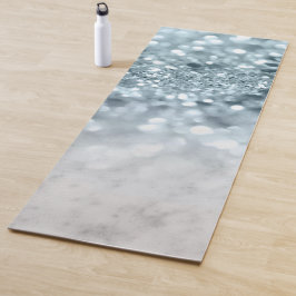 Esterilla De Yoga Sueño Purpurina de invierno de mármol #1