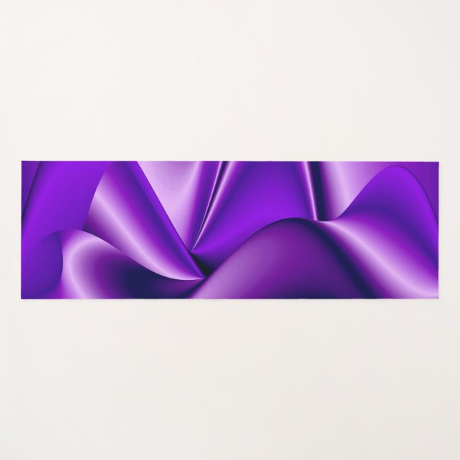 Esterilla De Yoga Sueños del arcoiris de flores moradas (Anverso (horizontal))