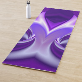 Esterilla De Yoga Sueños del arcoiris de flores moradas