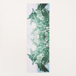 Esterilla De Yoga Summer Vibes Banana deja un verde pálido