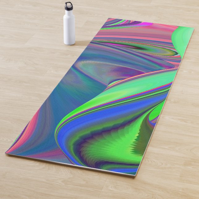 Esterilla De Yoga Summerfeeling, Resumen 3D Rainbowart (In situ)