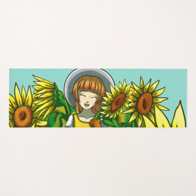 Esterilla De Yoga Sunflower (Anverso (horizontal))