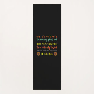 Esterilla De Yoga Sunflower Lover | Los girasoles se vuelven natural