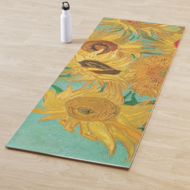 Esterilla De Yoga Sunflower por Vincent Van Gogh (In situ)