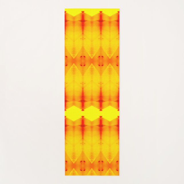 Esterilla De Yoga Sunny Daisy Ikat Too Zen (Anverso)